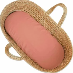 Drap housse couffin ovale en gaze de coton Jeanne