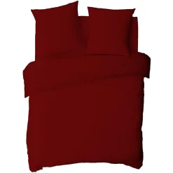 Drap housse en coton 57 fils uni bonnet 25cm 140x200cm