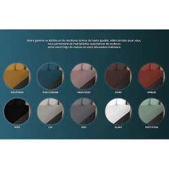 Drap housse en coton 57 fils 140x190 cm UNI noir, par Soleil d'ocre