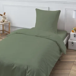 Drap housse en coton 57 fils uni bonnet 25cm 90x200cm