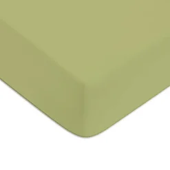 Drap housse en coton 57 fils uni bonnet 25cm 180x200cm