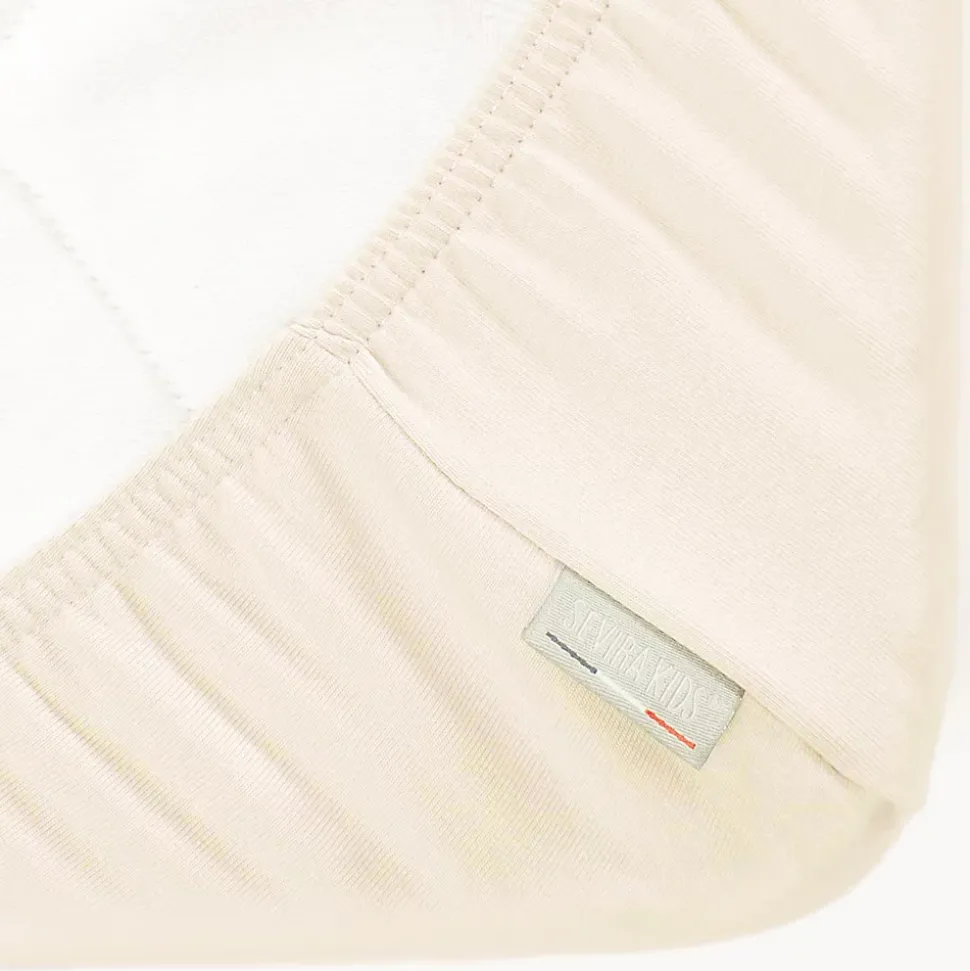 Drap housse en coton jersey Uni