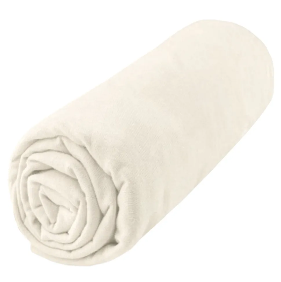 Drap housse en coton jersey Uni