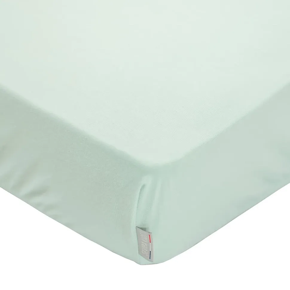 Drap housse en coton jersey Uni