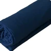 Drap housse en coton Lavé (140x190 cm - Bleu Pétrole)