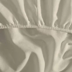 Drap housse en flanelle de coton bonnet 30 cm Ficelle 90x190 cm KLAPPEN