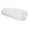 Drap housse en flanelle (90x190 cm - Blanc)