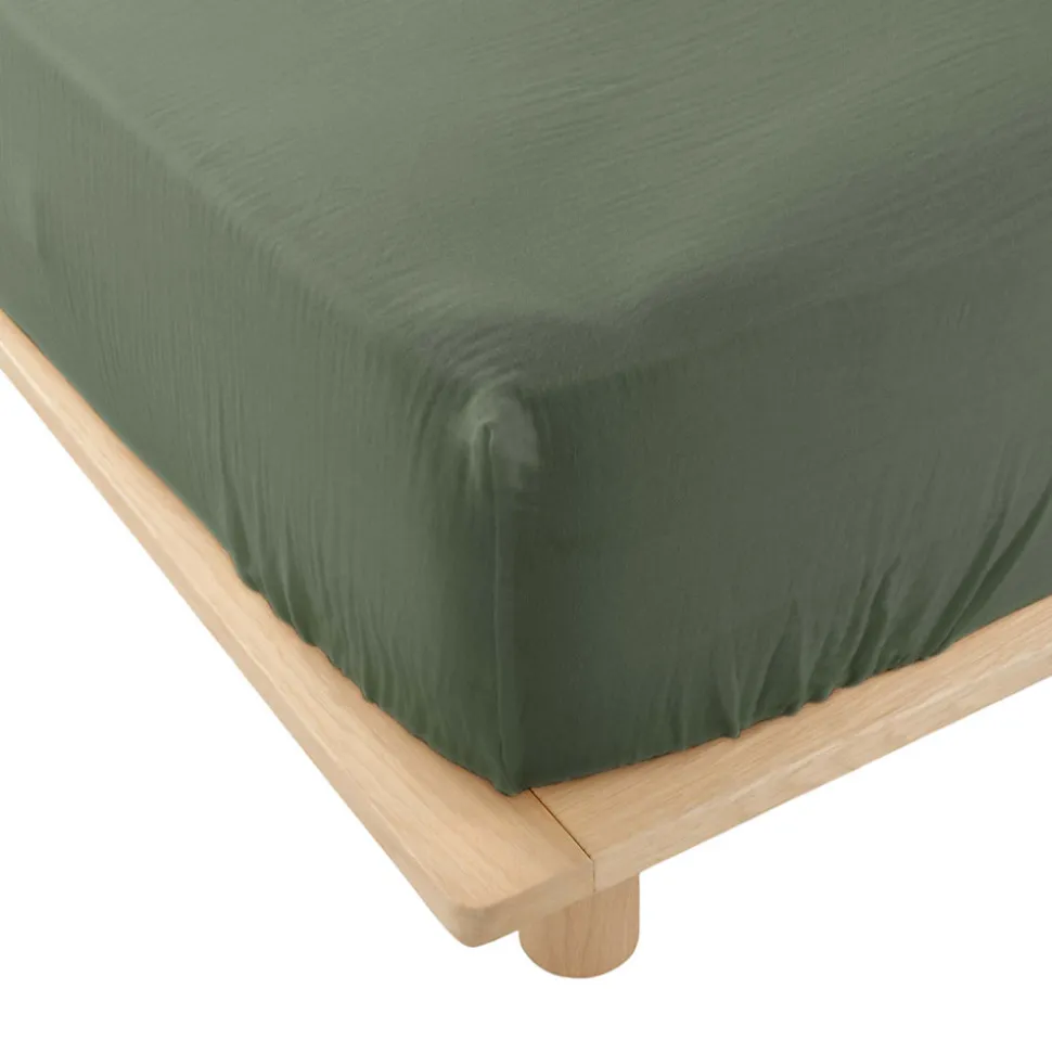 Drap housse en gaze de coton Tendance uni