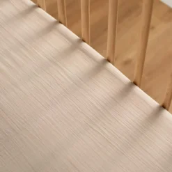 Drap housse en gaze de coton à carreaux