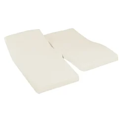 Drap housse en percale de coton pour lit articulé Ecru 180x200 cm SOFT PERCALE