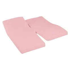 Drap housse en percale de coton pour lit articulé Poudre 160x200 cm SOFT PERCALE
