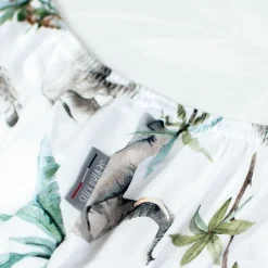 Drap housse en satin de coton Safari