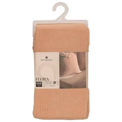 Drap housse Flora gaze de coton rose 160x200cm - Atmosphera