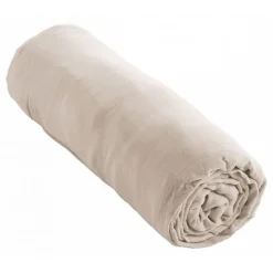 Drap housse "Gaïa" toutes dimensions "Gaze de Coton" - Gaïa Pampa - 90 x 190 cm bonnet de 30 cm