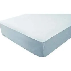 Drap housse imperméable 2 en 1 (60x120 cm - Gris Perle)