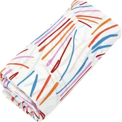 Drap housse imprimé 90x190 cm coton PERROQUET Salsa Bonnet 23 cm