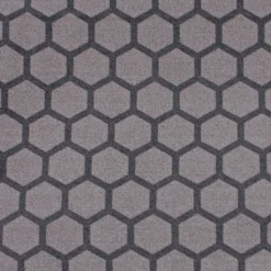 Drap housse imprimé 200x200 cm percale de coton ASIA gris Anthracite Bonnet 40 cm