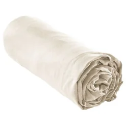 Drap housse "Lysandre" toutes dimensions "Lyocel" L'effet Papillon - Lysandre Pampa - 160 x 200 cm bonnet de 30 cm