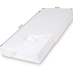 Drap Housse Matelas Enfant Fibre Bambou Oeko-tex 60 X 120 Cm