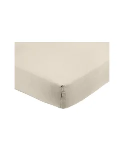 Drap Housse Microfibre Beige - 140x190cm