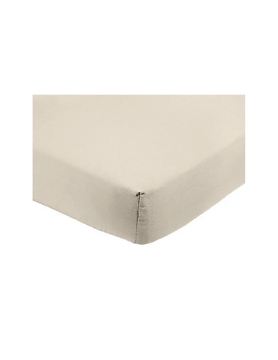 Drap Housse Microfibre Beige - 140x190cm