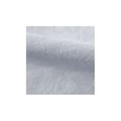 Drap housse Palace pur coton teint lavé 63 fils/cm² Vent du sud - Palace Neige - 160 x 200 cm bonnet de 35 cm