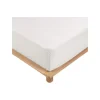 Drap Housse Percale Bonnet 30 Cm 190x140cm Blanc