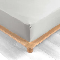 Drap Housse Percale Bonnet 30 Cm 190x140cm Blanc