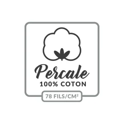 Drap Housse Percale Bonnet 30 Cm 200x160cm Rose