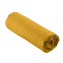 Drap Housse Percale Bonnet 30 Cm 200x160cm jaune