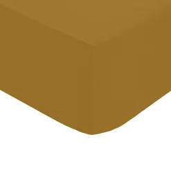 Drap housse percale de coton uni Harmonie