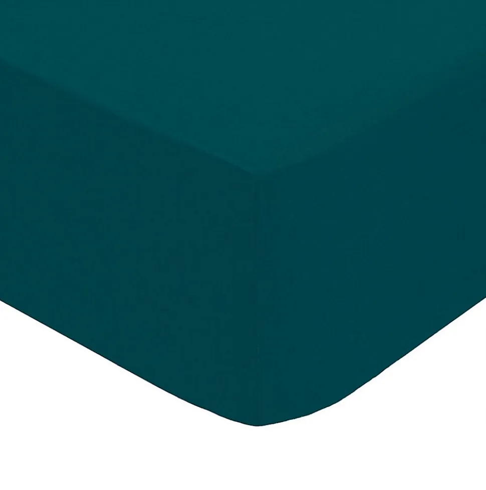 Drap housse percale de coton uni Harmonie