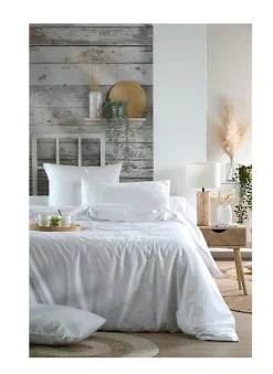 Drap housse percale en coton Nuage