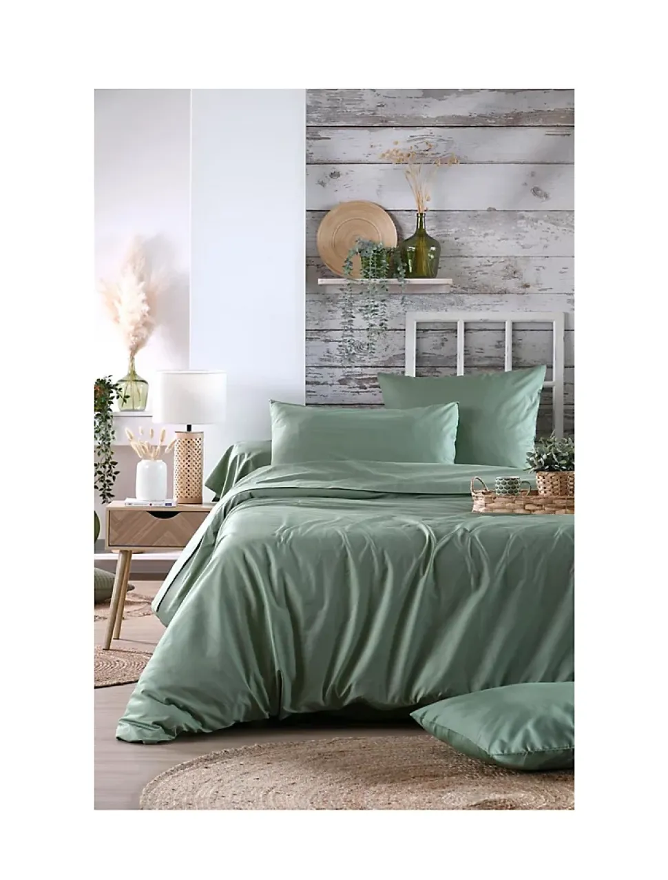 Drap housse percale en coton Nuage