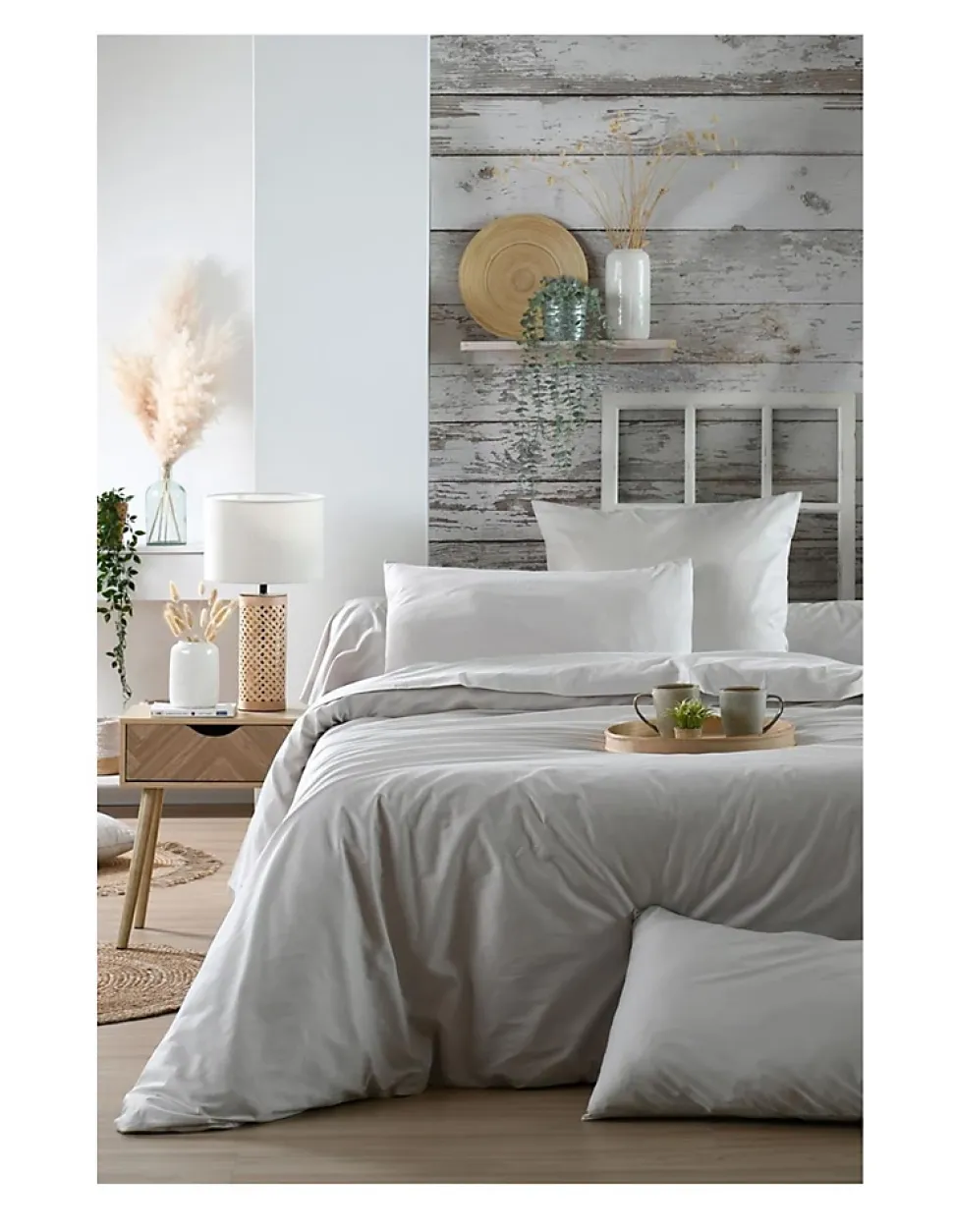 Drap housse percale en coton Nuage