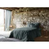 Drap housse "Soline" toutes dimensions Lin lavé - Soline Ardoise - 160 x 200 cm bonnet de 30 cm