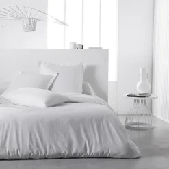 Drap housse TODAY Essential - 160 x 200+25 cm - 1 personne - 100% Coton jersey - Craie