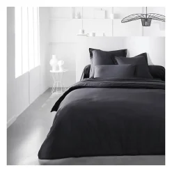 Drap housse TODAY Essential - 140 x 190 cm - 2 personnes - 100% Coton uni - Fusain
