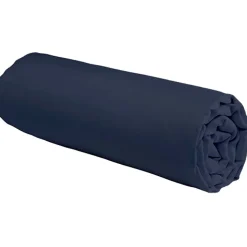 Drap housse uni en coton 57 fils 140x200cm