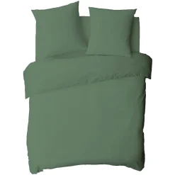 Drap housse uni en coton 57 fils 140x200cm