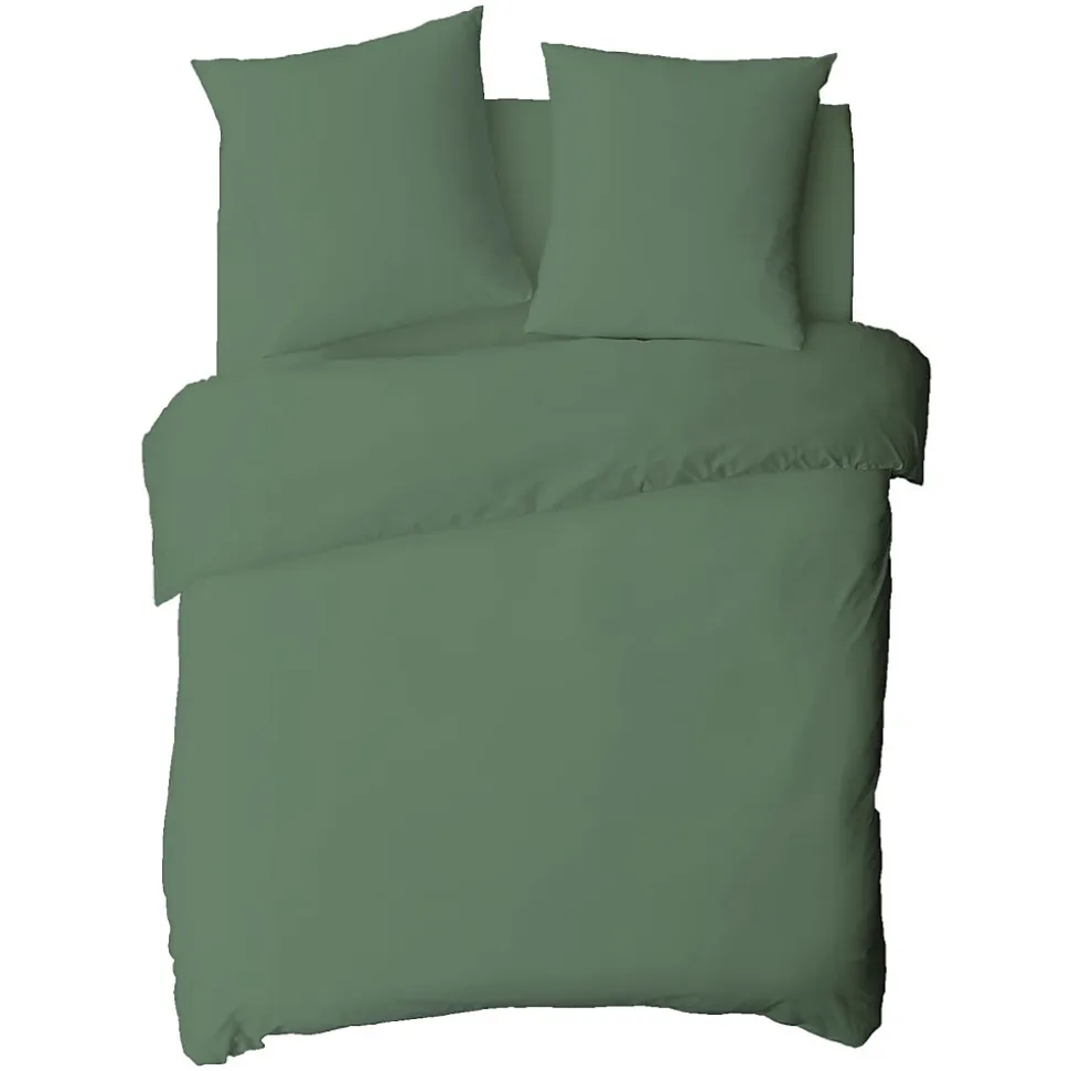 Drap housse uni en coton 57 fils 140x200cm