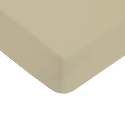 Drap housse uni en coton 57 fils 180x200cm