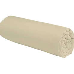 Drap housse uni en coton 57 fils 180x200cm