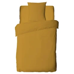 Drap housse uni en coton 57 fils 90x190cm