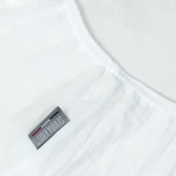 Drap housse uni en gaze de coton