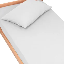 Drap housse uni en gaze de coton