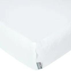 Drap housse uni en gaze de coton