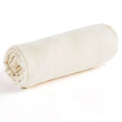 Drap housse uni en gaze de coton
