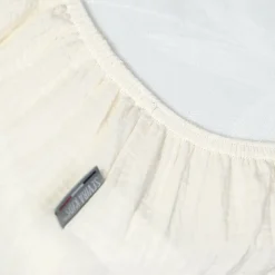 Drap housse uni en gaze de coton