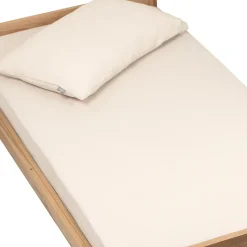 Drap housse uni en gaze de coton